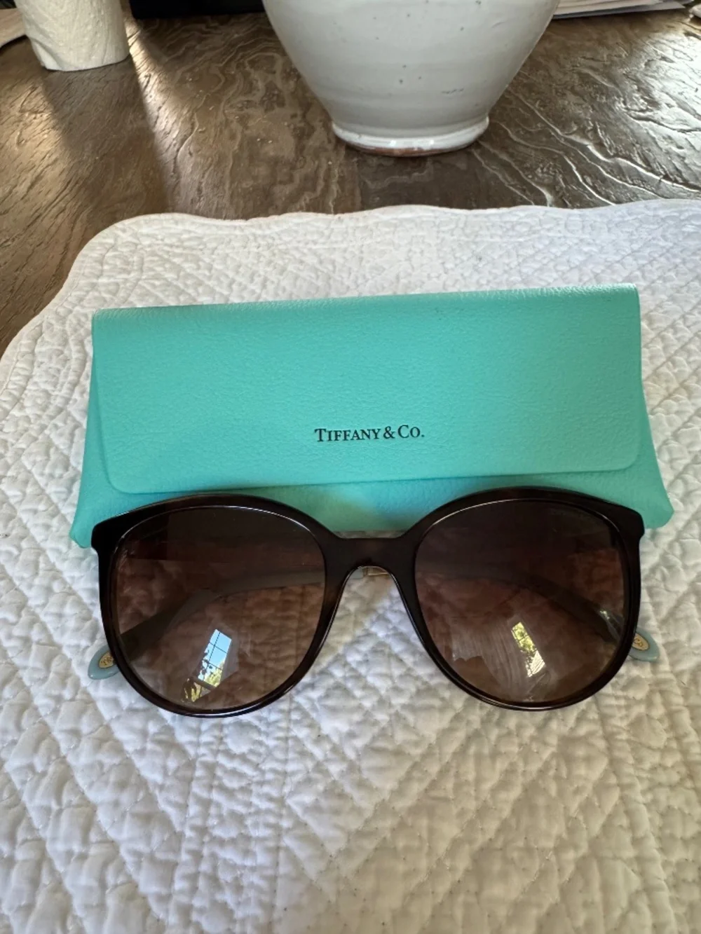 Tiffany Sunglasses with progressive, non glare lenses